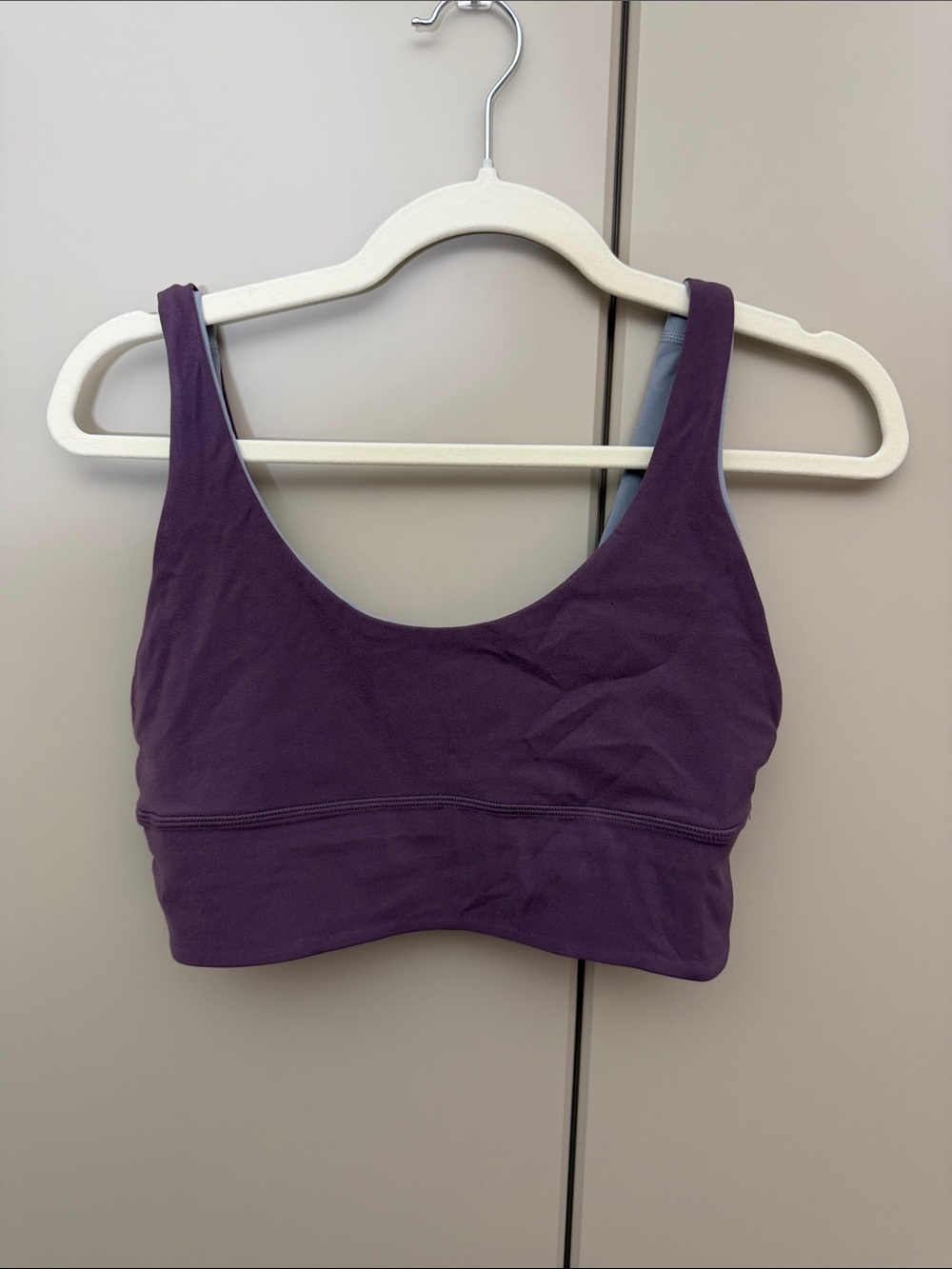 lululemon athletica Purple and Grey Reversible Sports Bra